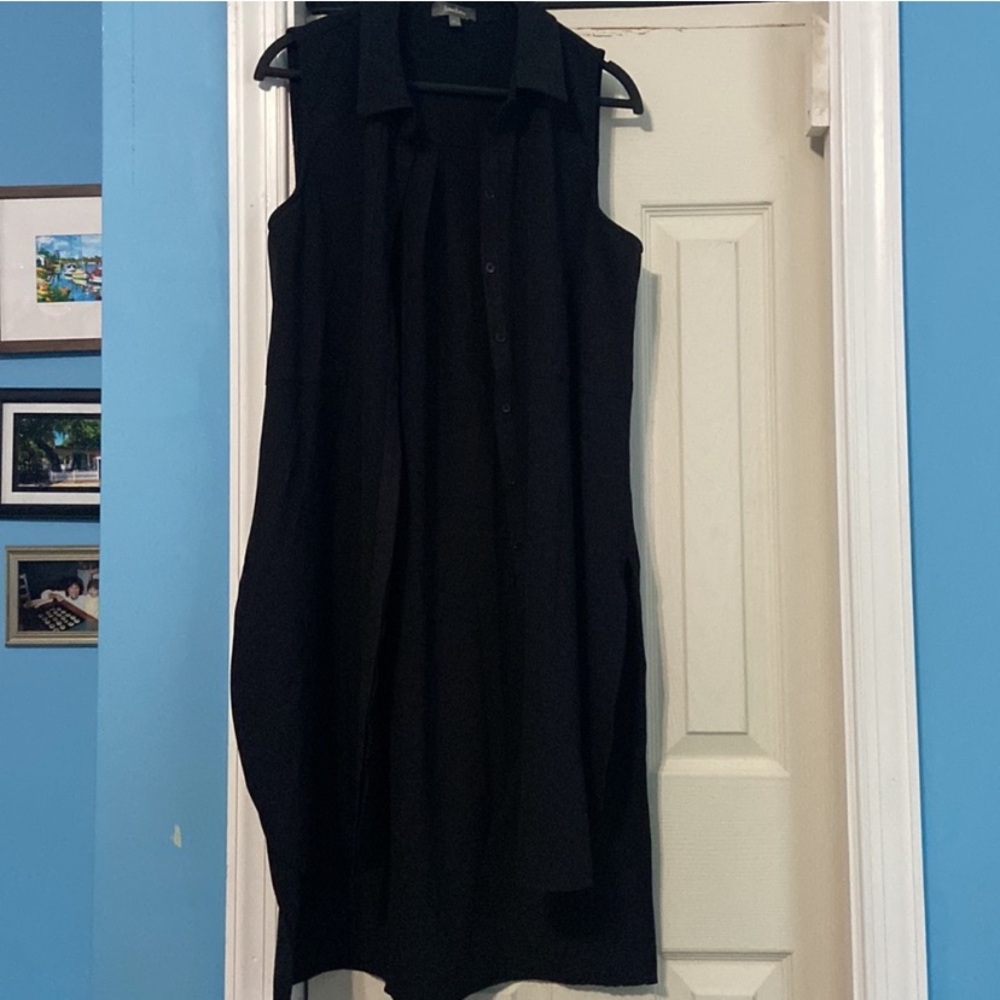 Elegant Black Sleeveless Dress